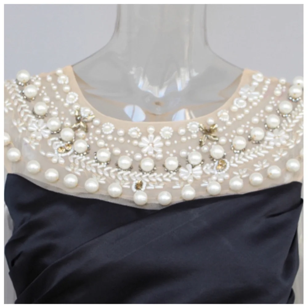 Gorgeous Silk Satin Cocktail Dress The Torie - Picture 8 of 12